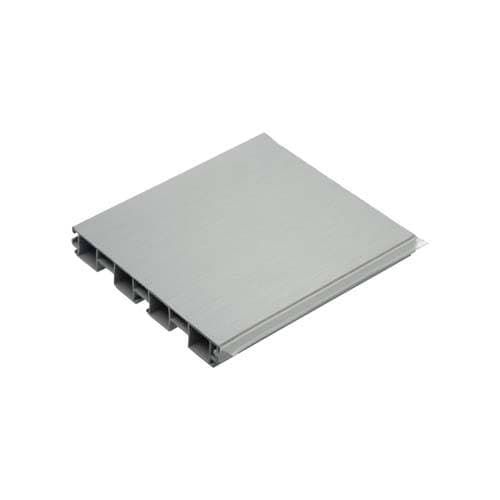 Zocalo Pvc 100mm x 3 mts Aluminio Anodizado